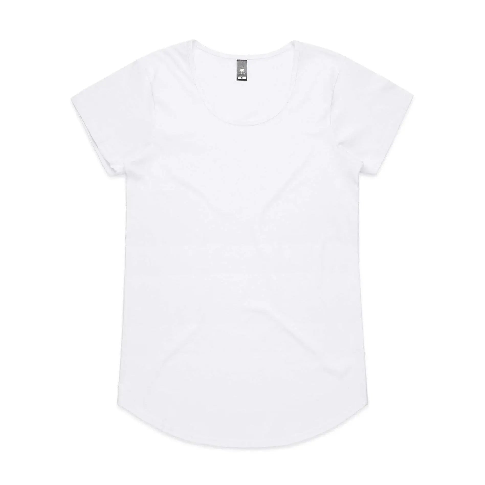 As Colour Women's mali tee 4008 Casual Wear As Colour WHITE XSM